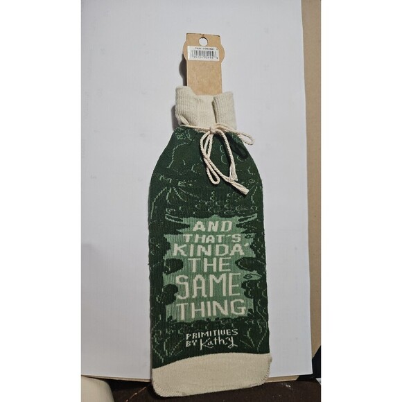 Wine/Alcohol Bottle Sock~"YOU CAN’T BUY HAPPINESS BUT YOU CAN BUY WINE"~Gift/Bag - Picture 5 of 6